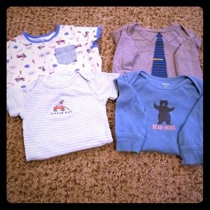 Three onesie  and one body suit